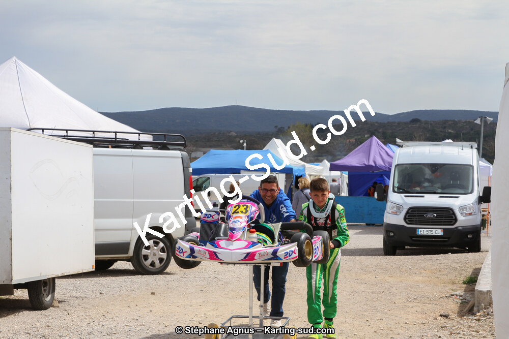 Eric CATALA — 07 & 08/04/2018 : 2ème manche du Championnat du Sud 2018 à Ganges (Photos Stéphane Agnus) 2018 — karting
