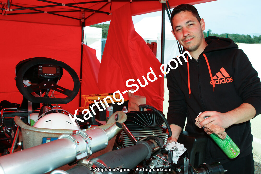 Fabien CHAINE — 07 & 08/04/2018 : 2ème manche du Championnat du Sud 2018 à Ganges (Photos Stéphane Agnus) 2018 — karting