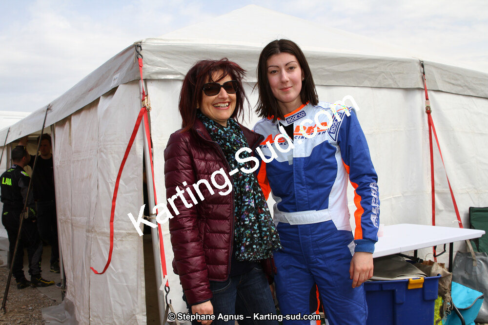 Maritchu MOURGUES — 07 & 08/04/2018 : 2ème manche du Championnat du Sud 2018 à Ganges (Photos Stéphane Agnus) 2018 — karting