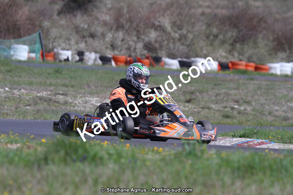 Thomas SUZANNE — 07 & 08/04/2018 : 2ème manche du Championnat du Sud 2018 à Ganges (Photos Stéphane Agnus) 2018 — karting