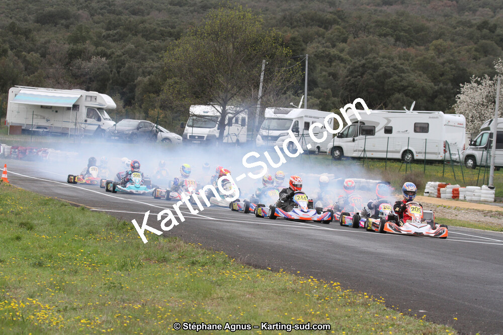 07 & 08/04/2018 : 2ème manche du Championnat du Sud 2018 à Ganges (Photos Stéphane Agnus) 2018 — karting