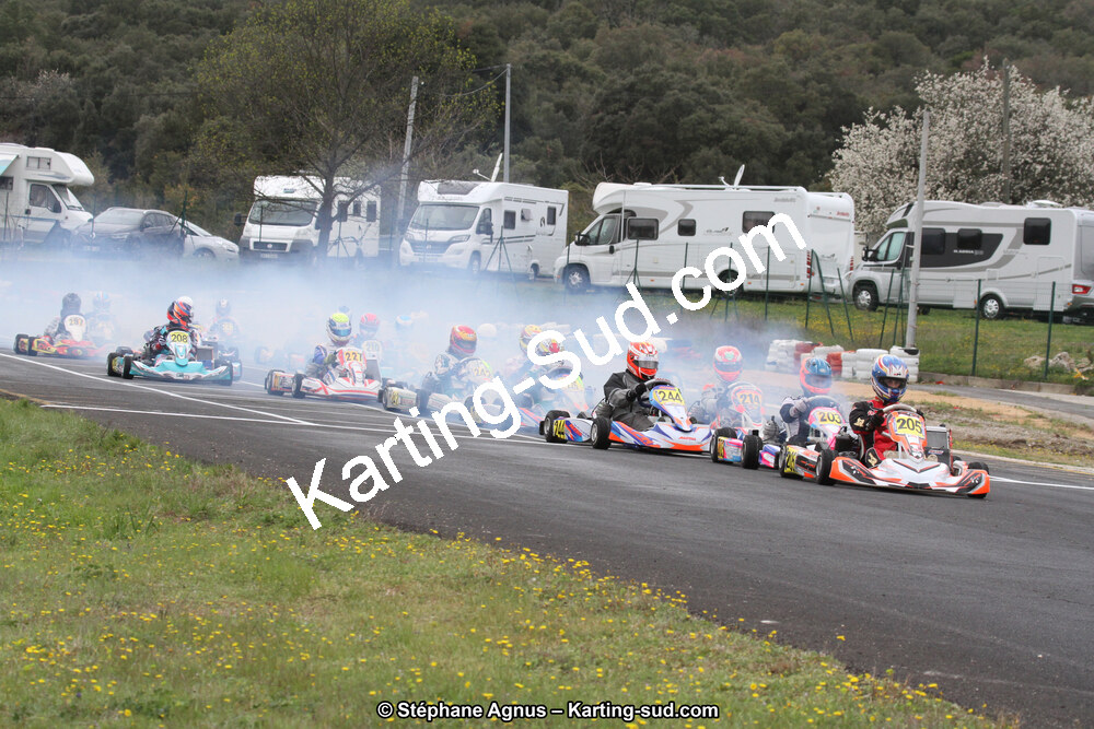 07 & 08/04/2018 : 2ème manche du Championnat du Sud 2018 à Ganges (Photos Stéphane Agnus) 2018 — karting