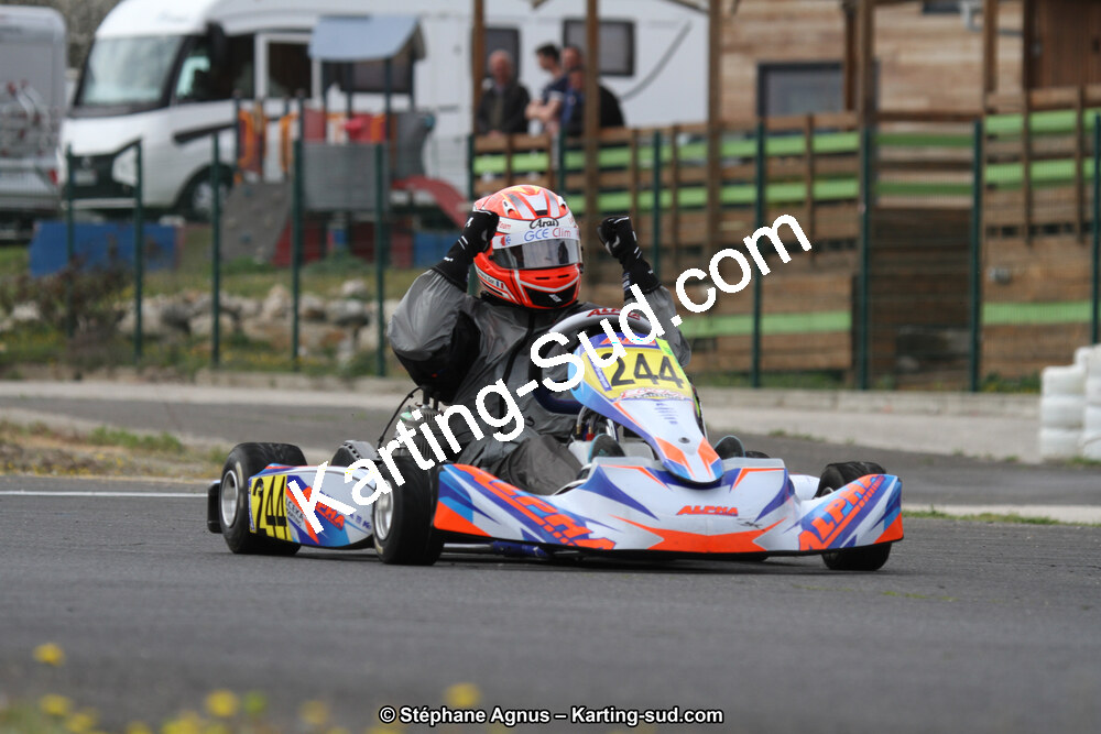 07 & 08/04/2018 : 2ème manche du Championnat du Sud 2018 à Ganges (Photos Stéphane Agnus) 2018 — karting