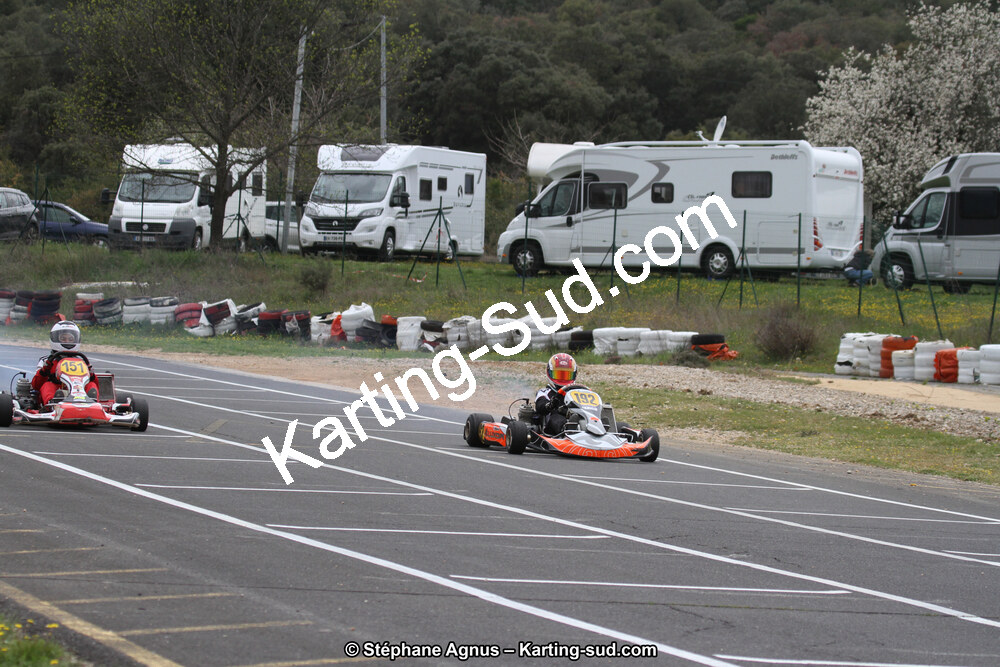 07 & 08/04/2018 : 2ème manche du Championnat du Sud 2018 à Ganges (Photos Stéphane Agnus) 2018 — karting