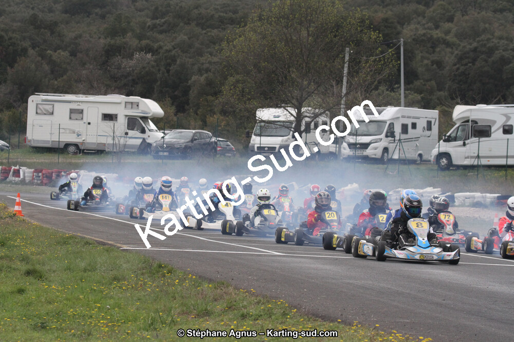 07 & 08/04/2018 : 2ème manche du Championnat du Sud 2018 à Ganges (Photos Stéphane Agnus) 2018 — karting