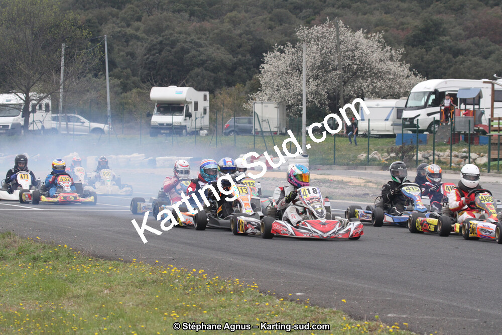 07 & 08/04/2018 : 2ème manche du Championnat du Sud 2018 à Ganges (Photos Stéphane Agnus) 2018 — karting