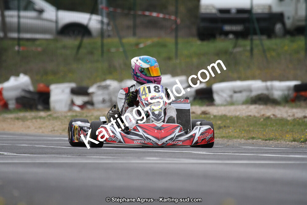 07 & 08/04/2018 : 2ème manche du Championnat du Sud 2018 à Ganges (Photos Stéphane Agnus) 2018 — karting