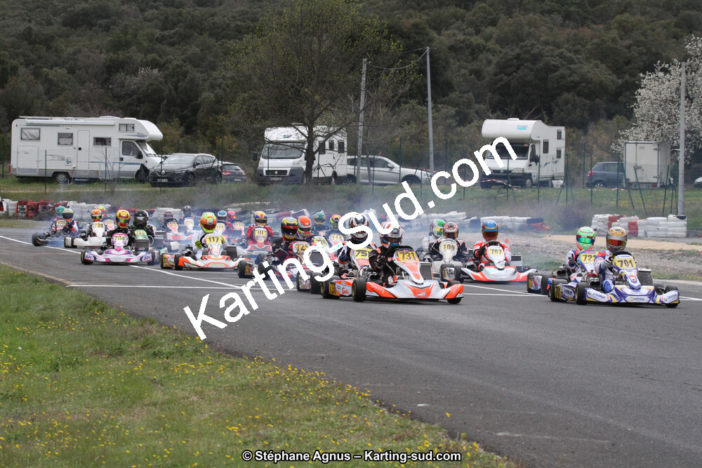 07 & 08/04/2018 : 2ème manche du Championnat du Sud 2018 à Ganges (Photos Stéphane Agnus) 2018 — karting