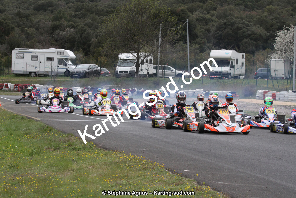 07 & 08/04/2018 : 2ème manche du Championnat du Sud 2018 à Ganges (Photos Stéphane Agnus) 2018 — karting