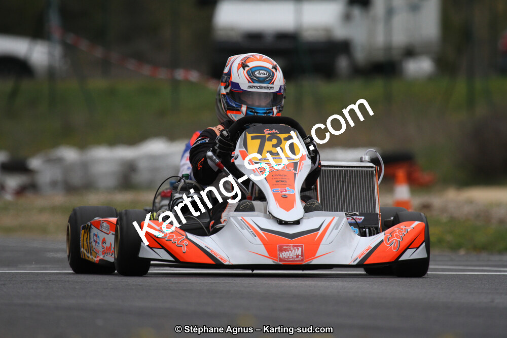 07 & 08/04/2018 : 2ème manche du Championnat du Sud 2018 à Ganges (Photos Stéphane Agnus) 2018 — karting
