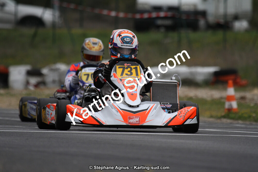07 & 08/04/2018 : 2ème manche du Championnat du Sud 2018 à Ganges (Photos Stéphane Agnus) 2018 — karting