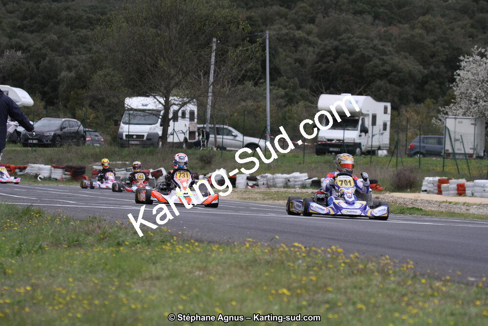 07 & 08/04/2018 : 2ème manche du Championnat du Sud 2018 à Ganges (Photos Stéphane Agnus) 2018 — karting