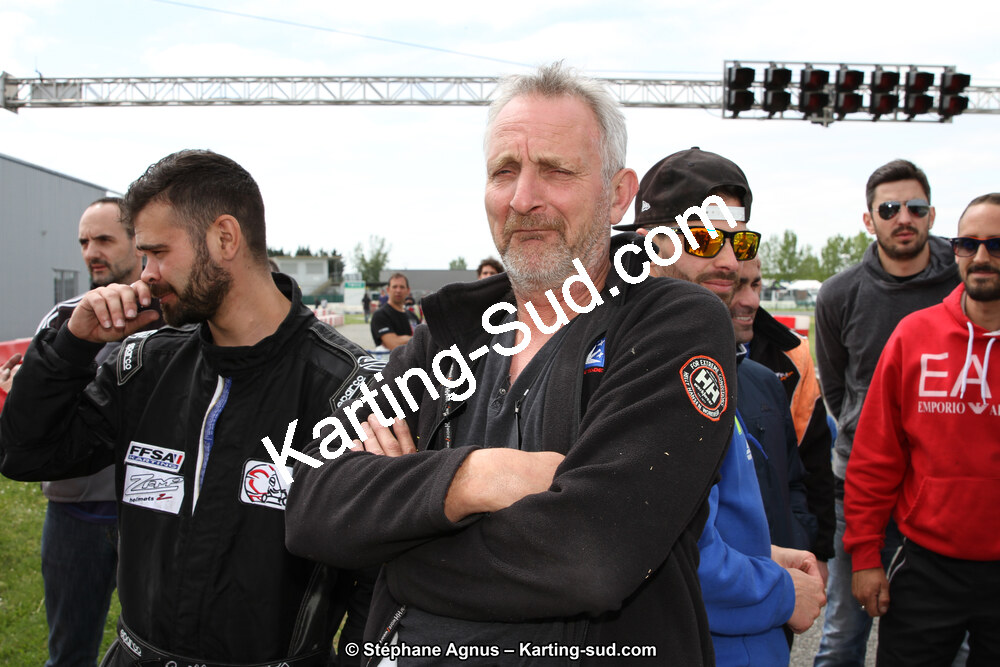 Bernard AUDOUIT — 28 & 29/04/2018 : 3ème manche du Championnat du Sud 2018 à Muret (Photos Stéphane Agnus) 2018 — karting