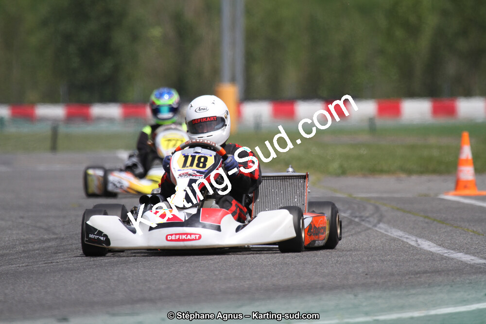 28 & 29/04/2018 : 3ème manche du Championnat du Sud 2018 à Muret (Photos Stéphane Agnus) 2018 — karting