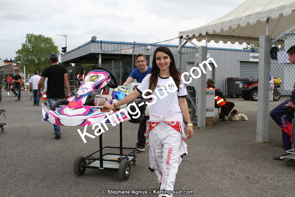 Vanessa PAULY — 28 & 29/04/2018 : 3ème manche du Championnat du Sud 2018 à Muret (Photos Stéphane Agnus) 2018 — karting