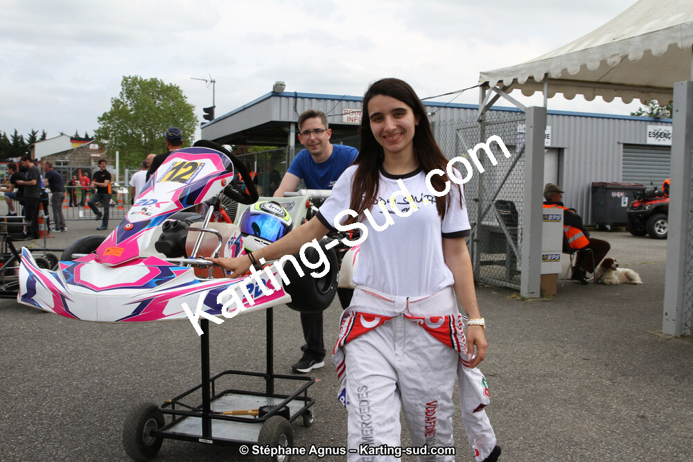 Vanessa PAULY — 28 & 29/04/2018 : 3ème manche du Championnat du Sud 2018 à Muret (Photos Stéphane Agnus) 2018 — karting