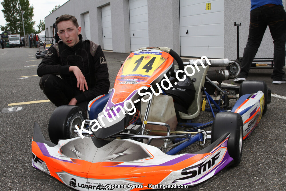 Kévin FOURNIE — 28 & 29/04/2018 : 3ème manche du Championnat du Sud 2018 à Muret (Photos Stéphane Agnus) 2018 — karting
