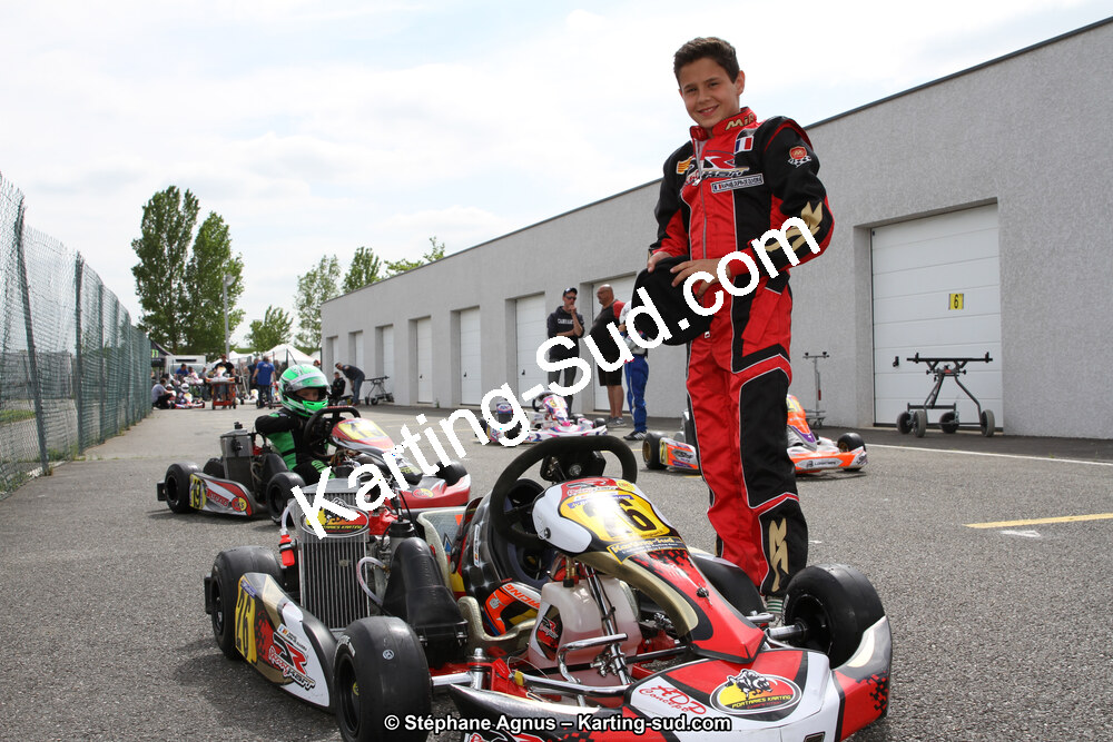 Raphaël DUPIN DE OLIVEIRA — 28 & 29/04/2018 : 3ème manche du Championnat du Sud 2018 à Muret (Photos Stéphane Agnus) 2018 — karting