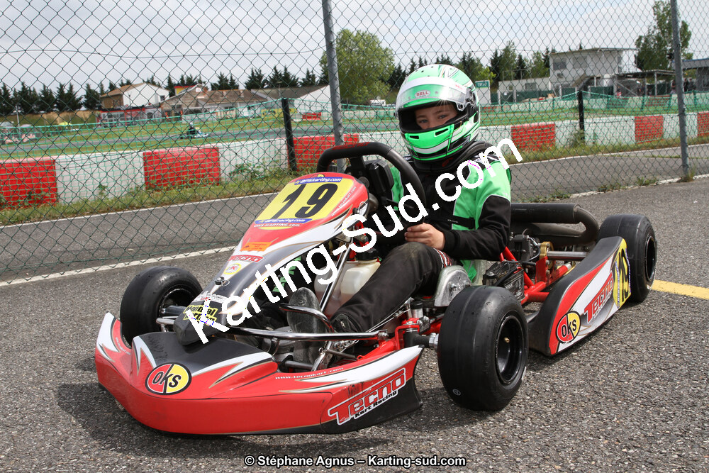 Arnaud BEYRIA — 28 & 29/04/2018 : 3ème manche du Championnat du Sud 2018 à Muret (Photos Stéphane Agnus) 2018 — karting