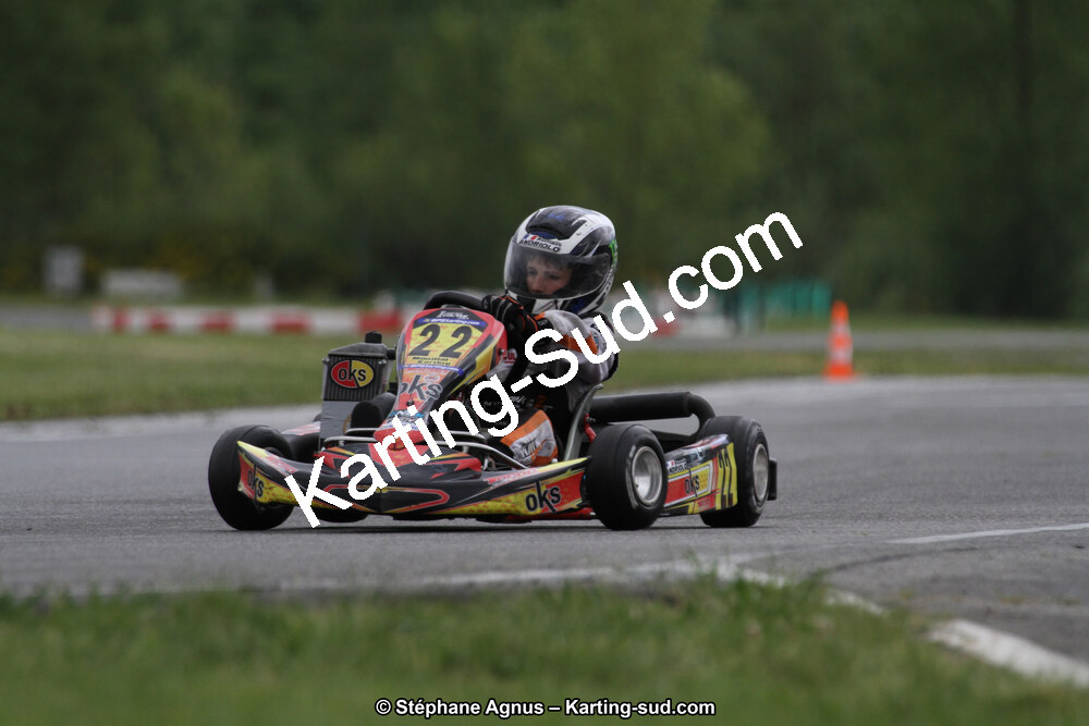 Romain ANDRIOLO — 28 & 29/04/2018 : 3ème manche du Championnat du Sud 2018 à Muret (Photos Stéphane Agnus) 2018 — karting