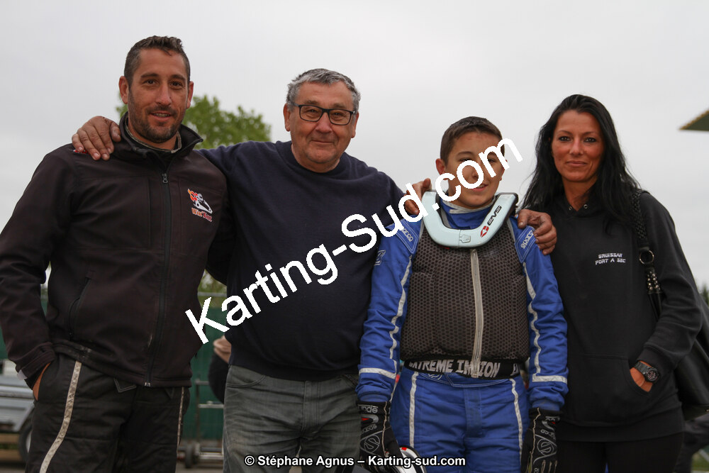 Christian ANDRES, Noann ANDRES, Sébastien ANDRES et 1 autre — 28 & 29/04/2018 : 3ème manche du Championnat du Sud 2018 à Muret (Photos Stéphane Agnus) 2018 — karting