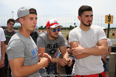Jérémy LOPES, Jérémy PENALVA, Yohan SOGUEL — 02 & 03/06/2018 : 4ème manche du Championnat du Sud 2018 à Rivesaltes (Photos Stéphane Agnus) 2018 — karting