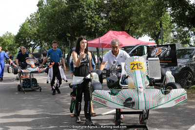 Maritchu MOURGUES — 24/06/2018 : 1ère manche du Challenge Jean-Claude Sanchez à Belmont sur Rance (Photos Stéphane Agnus) 2018 — karting