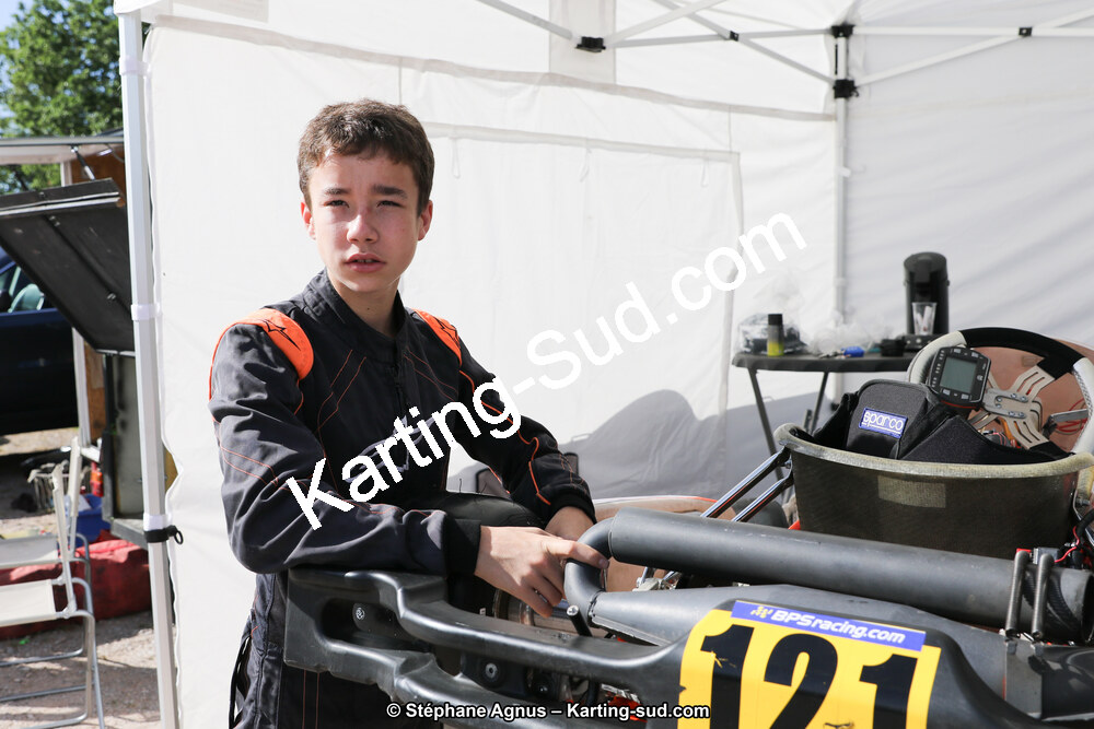 Jérémy BORT — 24/06/2018 : 1ère manche du Challenge Jean-Claude Sanchez à Belmont sur Rance (Photos Stéphane Agnus) 2018 — karting
