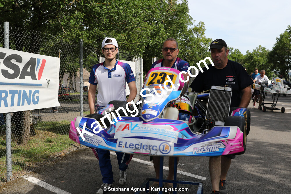 Valentin RONGIER — 24/06/2018 : 1ère manche du Challenge Jean-Claude Sanchez à Belmont sur Rance (Photos Stéphane Agnus) 2018 — karting