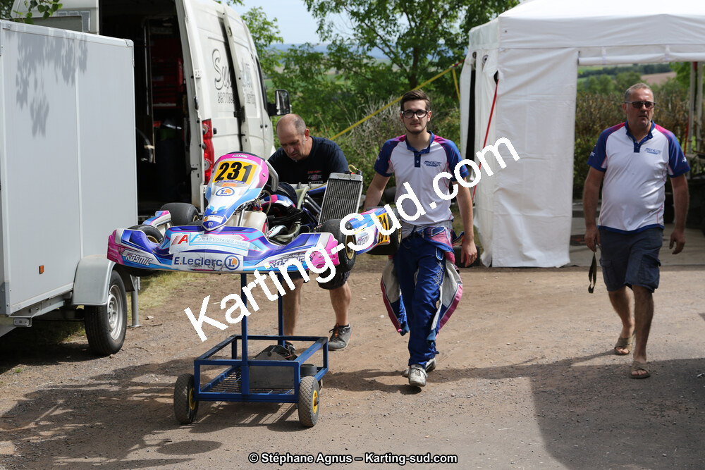 Valentin RONGIER — 24/06/2018 : 1ère manche du Challenge Jean-Claude Sanchez à Belmont sur Rance (Photos Stéphane Agnus) 2018 — karting