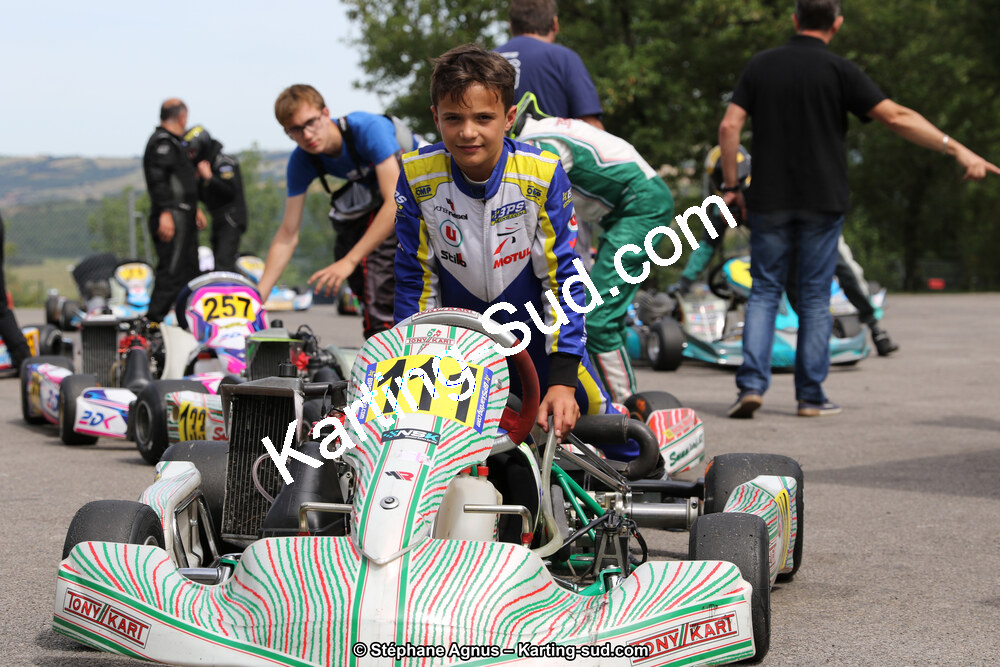 Pablo SARRAZIN — 24/06/2018 : 1ère manche du Challenge Jean-Claude Sanchez à Belmont sur Rance (Photos Stéphane Agnus) 2018 — karting