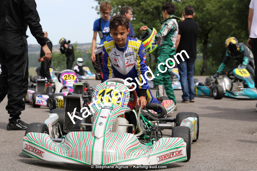 Pablo SARRAZIN — 24/06/2018 : 1ère manche du Challenge Jean-Claude Sanchez à Belmont sur Rance (Photos Stéphane Agnus) 2018 — karting