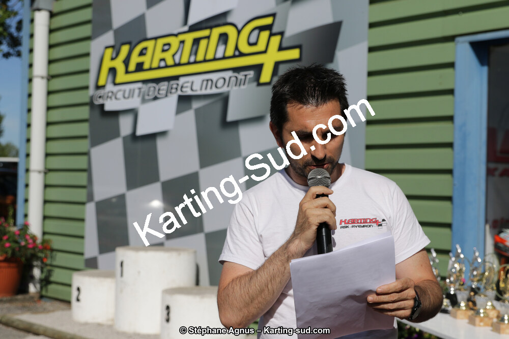 Damien BOUDAREL — 24/06/2018 : 1ère manche du Challenge Jean-Claude Sanchez à Belmont sur Rance (Photos Stéphane Agnus) 2018 — karting