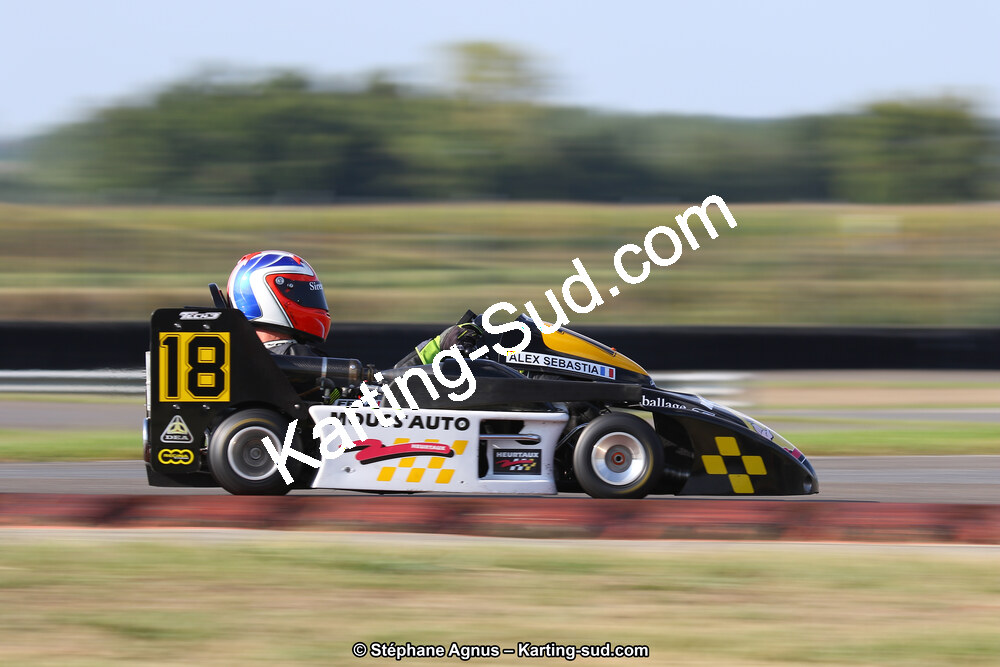 07-08-09/09/2018 : 3ème manche du Championnat de France Superkart 250 à Nogaro (Photos Stéphane Agnus) 2018 — karting