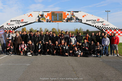 Marina PRAT, Pierre CAUBISENS — 04/11/2018 : Endurance Loisir 4T Razbitumes à Karting 2 Muret (Photos Stéphane Agnus) 2018 — karting