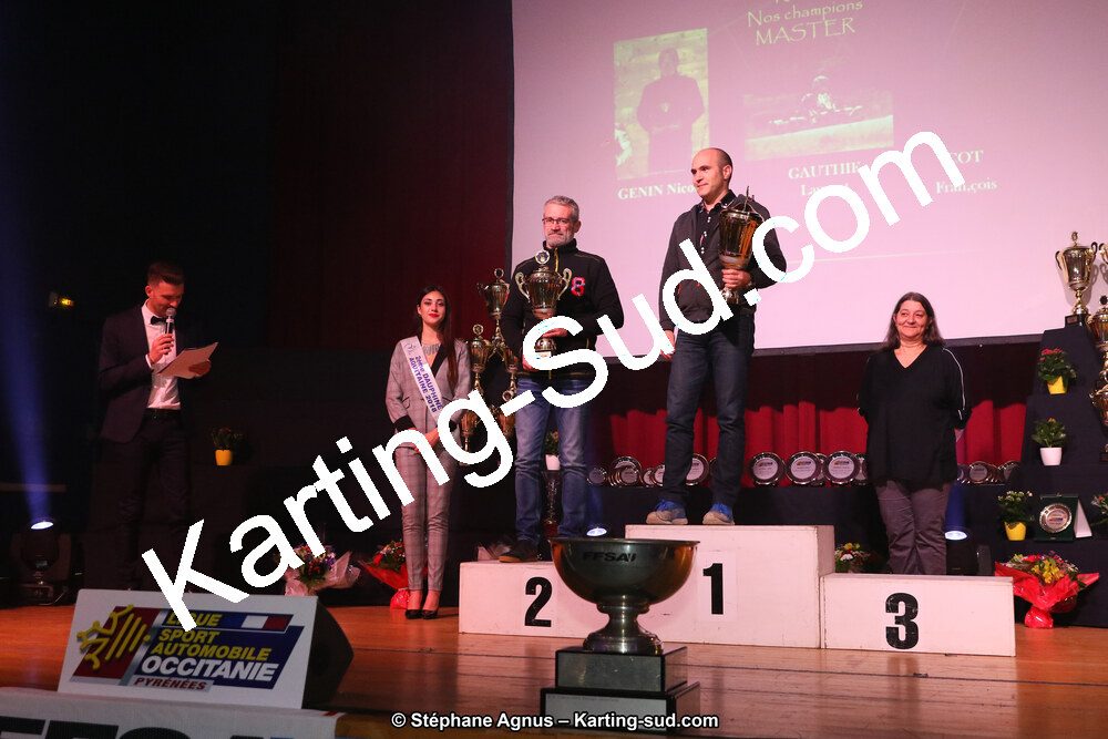Laurent GAUTHIE, Nicolas GENIN — 10/02/2019 : Remise des Prix 2018 Automobile et Karting Occitanie Pyrénées à Balma (Photos Stéphane Agnus) 2019 — karting