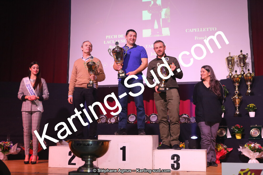 Benoit PECH DE LACLAUZE, Franck CAPELETTO, Julien TARROUX — 10/02/2019 : Remise des Prix 2018 Automobile et Karting Occitanie Pyrénées à Balma (Photos Stéphane Agnus) 2019 — karting