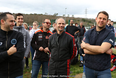 Adrian BORT, Benoit PECH DE LACLAUZE, Enzo GUIBBERT et 1 autre — 09 & 10/03/2019 : 1ère manche du Championnat du Sud à Alès (Photos Stéphane Agnus) 2019 — karting