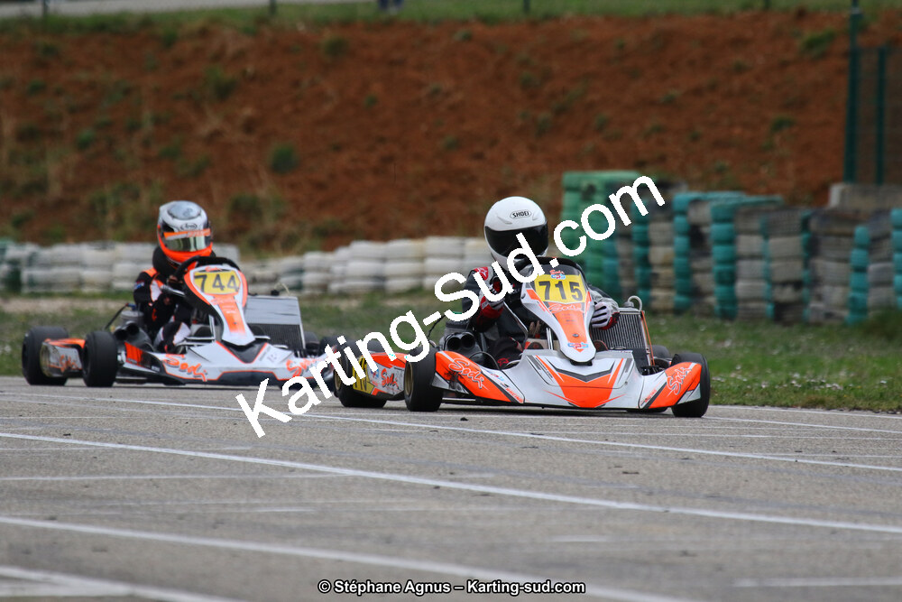 09 & 10/03/2019 : 1ère manche du Championnat du Sud à Alès (Photos Stéphane Agnus) 2019 — karting