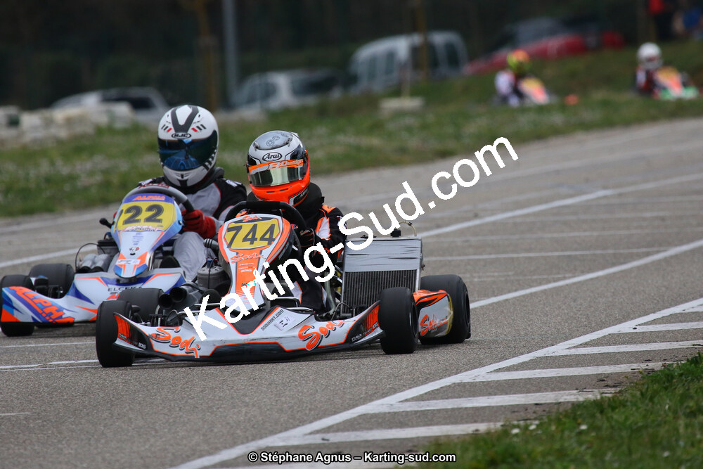 09 & 10/03/2019 : 1ère manche du Championnat du Sud à Alès (Photos Stéphane Agnus) 2019 — karting