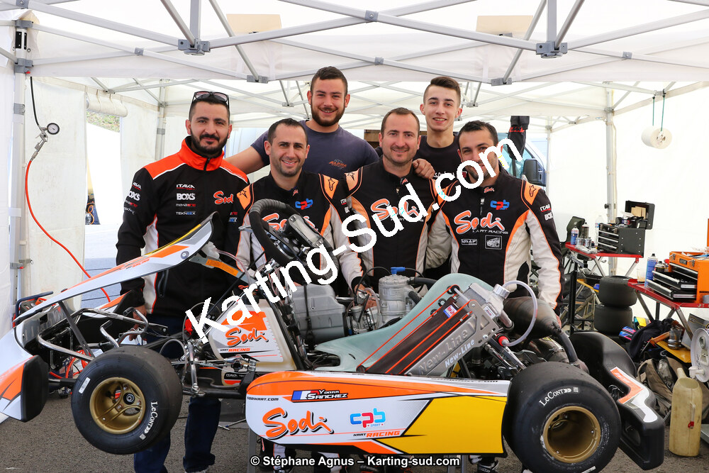 Grégory LEDER, Sébastien LEDER, Yoann SANCHEZ — 09 & 10/03/2019 : 1ère manche du Championnat du Sud à Alès (Photos Stéphane Agnus) 2019 — karting