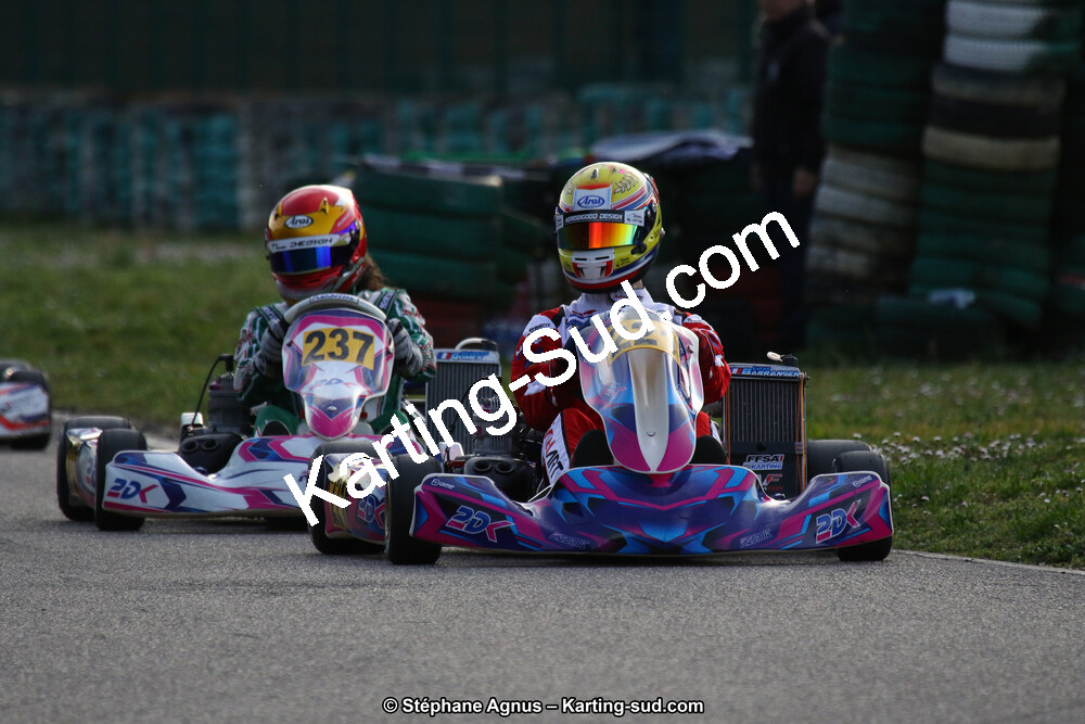09 & 10/03/2019 : 1ère manche du Championnat du Sud à Alès (Photos Stéphane Agnus) 2019 — karting