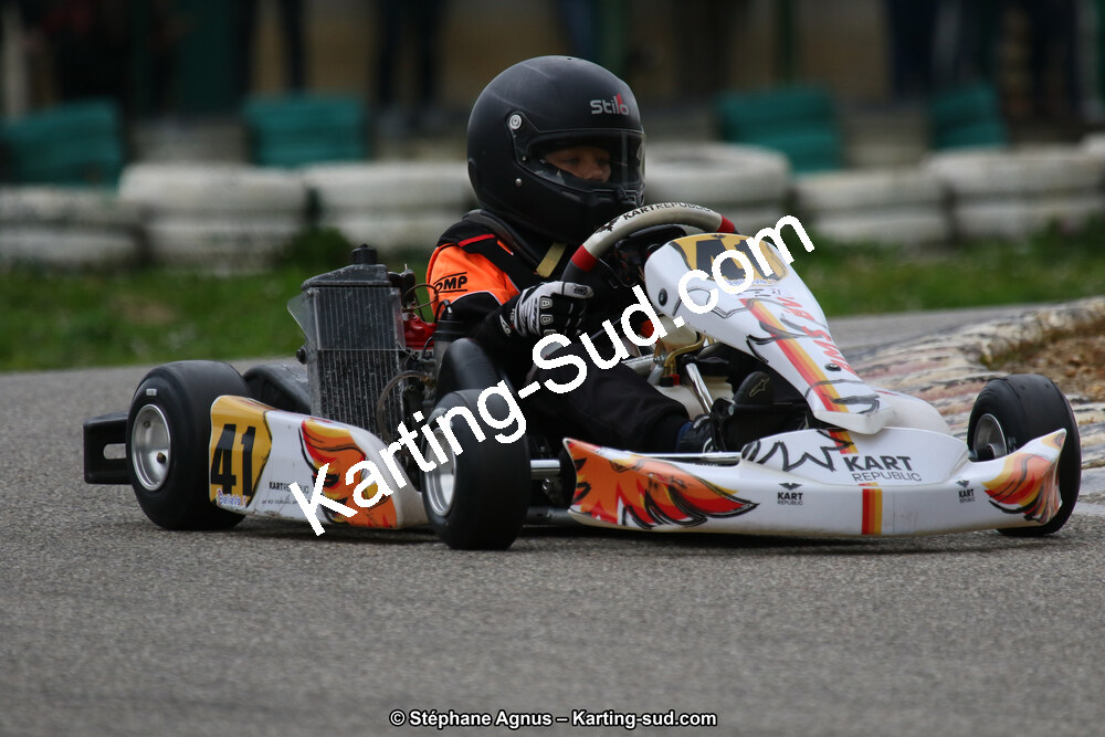 09 & 10/03/2019 : 1ère manche du Championnat du Sud à Alès (Photos Stéphane Agnus) 2019 — karting