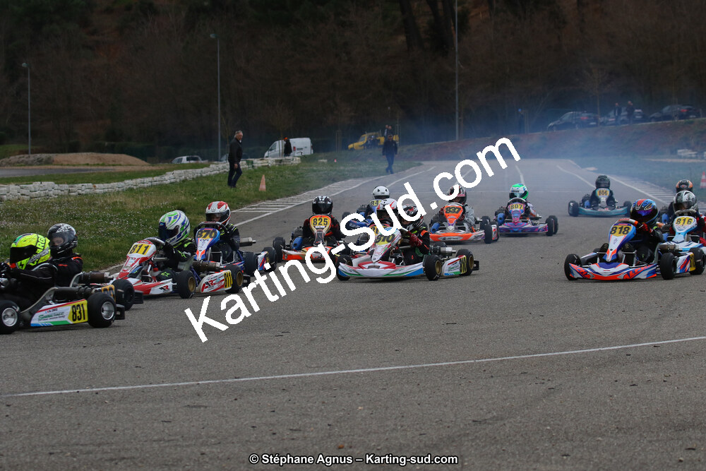 09 & 10/03/2019 : 1ère manche du Championnat du Sud à Alès (Photos Stéphane Agnus) 2019 — karting