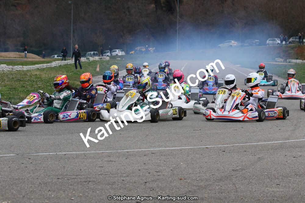09 & 10/03/2019 : 1ère manche du Championnat du Sud à Alès (Photos Stéphane Agnus) 2019 — karting