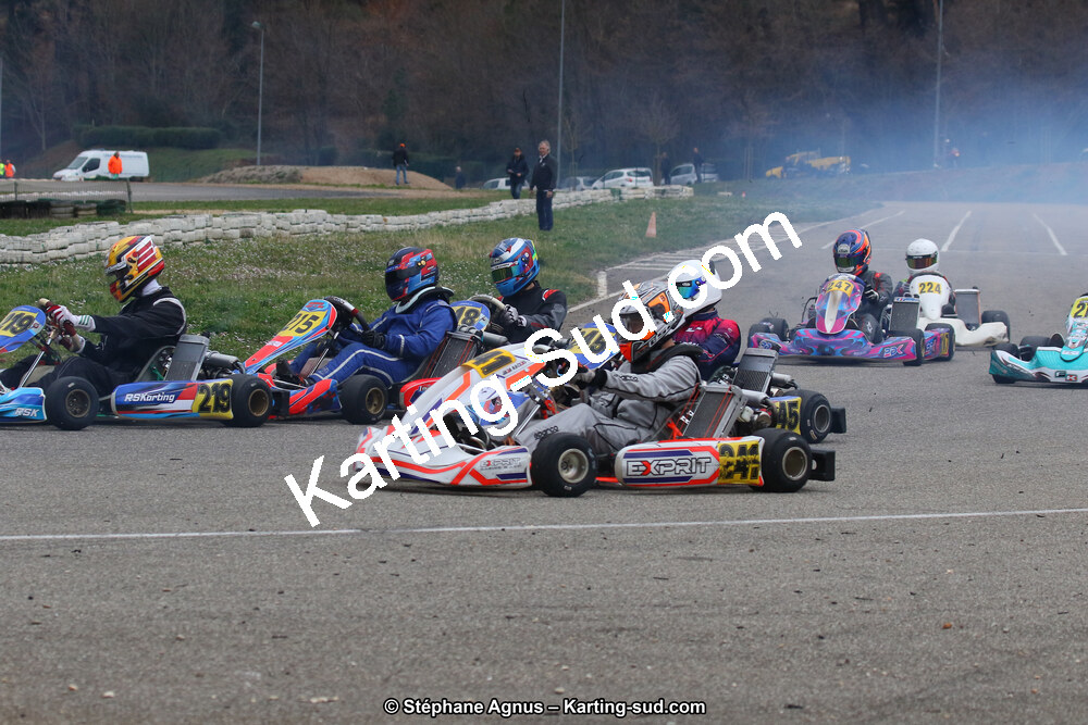 09 & 10/03/2019 : 1ère manche du Championnat du Sud à Alès (Photos Stéphane Agnus) 2019 — karting