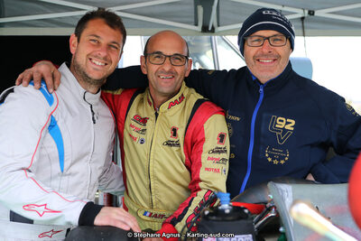 Adrian BORT, Hakim AIT OUARET, Luc PORTARIES — 30 & 31/03/2019 : 2ème manche du Championnat du Sud à Belmont sur Rance (Photos Stéphane Agnus) 2019 — karting