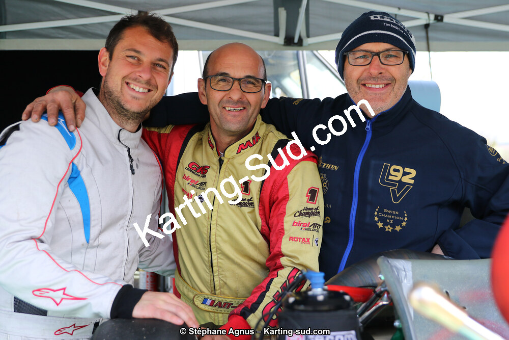 Adrian BORT, Hakim AIT OUARET, Luc PORTARIES — 30 & 31/03/2019 : 2ème manche du Championnat du Sud à Belmont sur Rance (Photos Stéphane Agnus) 2019 — karting