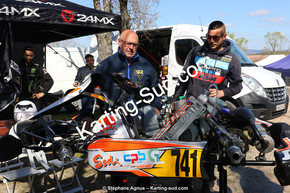 Luc PORTARIES — 30 & 31/03/2019 : 2ème manche du Championnat du Sud à Belmont sur Rance (Photos Stéphane Agnus) 2019 — karting