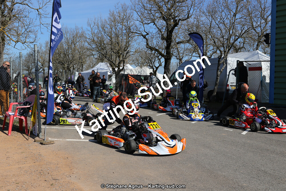 30 & 31/03/2019 : 2ème manche du Championnat du Sud à Belmont sur Rance (Photos Stéphane Agnus) 2019 — karting